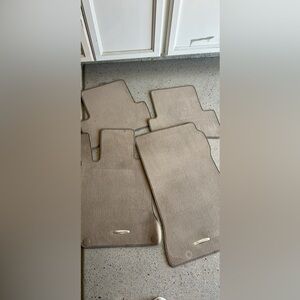 Mercedes Benz Beige Car Floor Mats